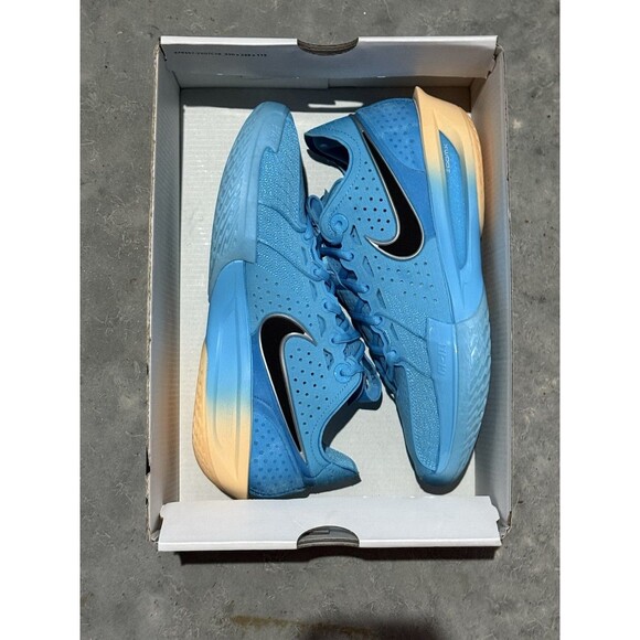 Size 8 Nike Air Zoom GT Cut 3 Blue Fury Black Mens Basketball Shoes DV2913-404 main image 9